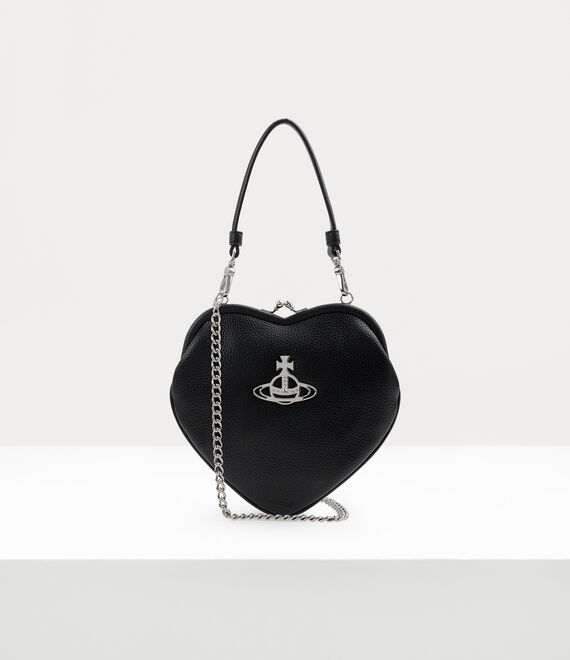 Vivienne Westwood Belle Heart Frame Purse in black